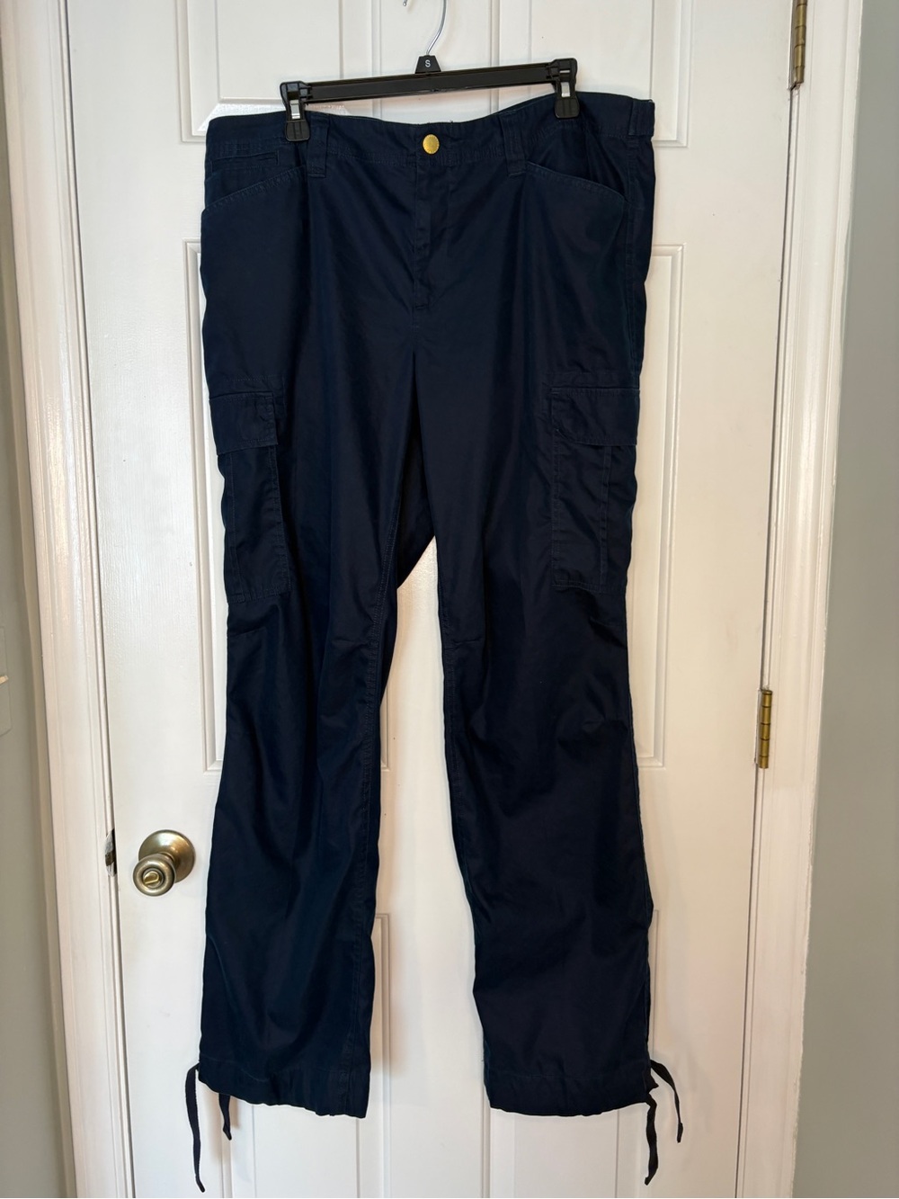 Lauren Ralph Lauren Navy Cargo Trousers